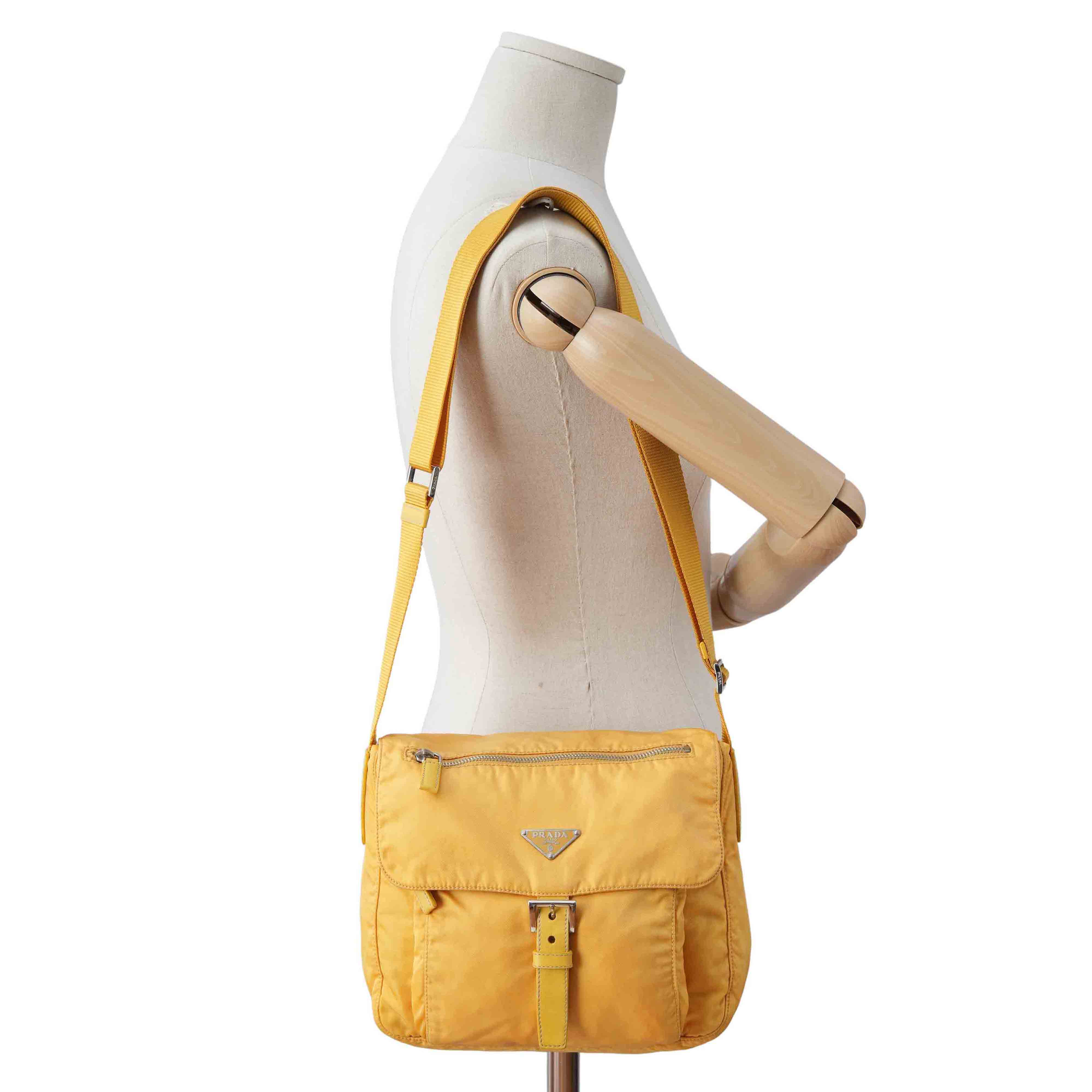 PRADA(USED)프라다 패브릭 숄더백